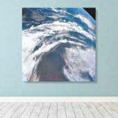 Erde aus der Apollo 12 Raumsonde. Leinwanddruck (Insitu (Holzboden))