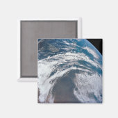 Erde aus der Apollo 12 Raumsonde. Magnet (Vorderseite/Rückseite)