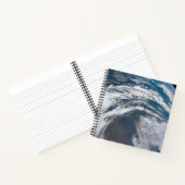 Erde aus der Apollo 12 Raumsonde. Notizblock (Innenseite)