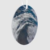 Erde aus der Apollo 12 Raumsonde. Ornament (Vorderseite)