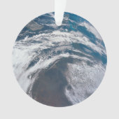Erde aus der Apollo 12 Raumsonde. Ornament (Vorderseite)