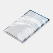 Erde aus der Apollo 12 Raumsonde. Post-it Klebezettel (angewinkelt)