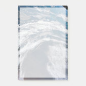 Erde aus der Apollo 12 Raumsonde. Post-it Klebezettel (Vorderseite)