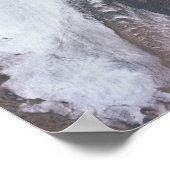 Erde aus der Apollo 12 Raumsonde. Poster (Ecke)