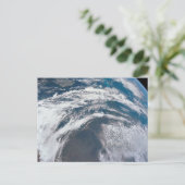 Erde aus der Apollo 12 Raumsonde. Postkarte (Stehend Vorderseite)