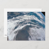 Erde aus der Apollo 12 Raumsonde. Postkarte (Vorne/Hinten)