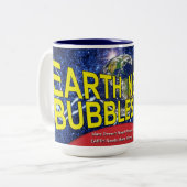 Erde benötigt Blasen-Kaffee-Tasse Zweifarbige Tasse (Vorderseite Links)