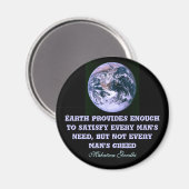 Erde bietet Magneten Magnet (Vorderseite/Rückseite)