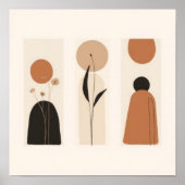 Erde & Blüte Poster (Vorne)