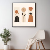 Erde & Blüte Poster