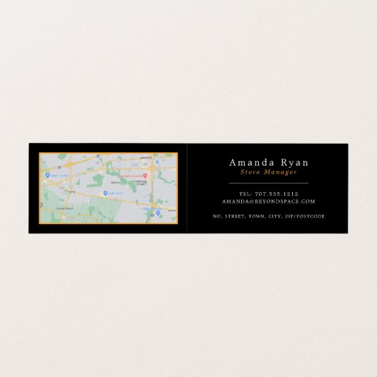 Erde Blütenmond, Astronomin, Astronomie-Store Visitenkarten (Innenseite Aufgefaltet)