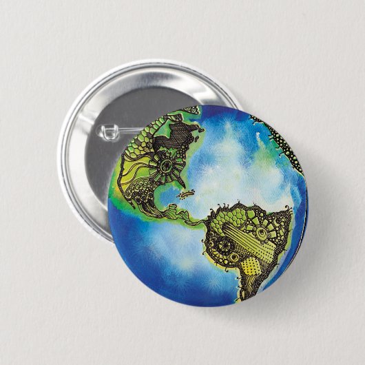 Erde Button (Vorne & Hinten)