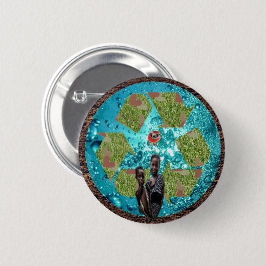 Erde Button (Vorne & Hinten)