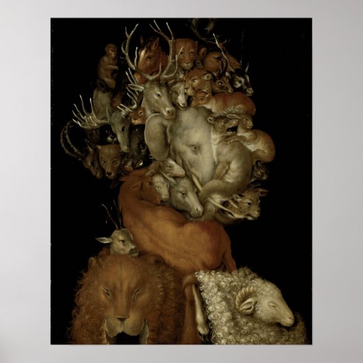 Erde, c.1570 (Öl auf Tafel) Poster (Vorne)