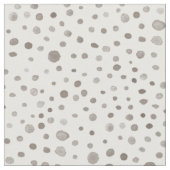 Erde Confetti Wasserfarben Dots Fabric Stoff (Nahaufnahme)