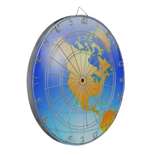ERDE DARTSCHEIBE (Vorderseite Links)