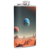 Erde, das nennen Mars, Hüftkolben Flachmann (Rechts)
