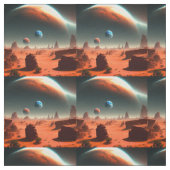 Erde Das sind Mars, die anrufen, Stoff (Muster)