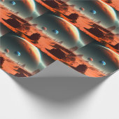 Erde Das sind Mars, die Papier rufen, schreiben Geschenkpapier (Ecke)