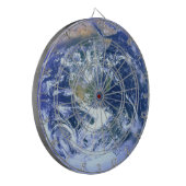 Erde - der blaue Marmor Dartscheibe (Vorderseite Links)