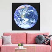 Erde - Der blaue Marmor Leinwanddruck (Insitu (Wohnzimmer))