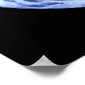 Erde - Der blaue Marmor Poster (Ecke)