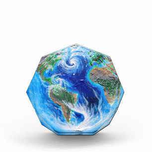 Erde, der blaue Planet Fotoblock