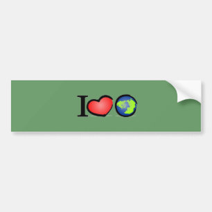 Erde der Liebe I Autoaufkleber