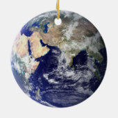 Erde: Die beiden Ost-West-Hemisphären-Ornamente Keramikornament (Hinten)