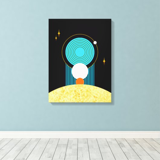 ERDE - Die vier Elemente Leinwanddruck (Insitu (Holzboden))