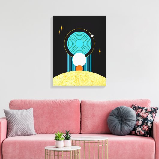 ERDE - Die vier Elemente Leinwanddruck (Insitu (Wohnzimmer))