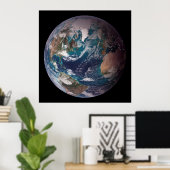 Erde: Die Western-Hemisphäre Poster (Heimbüro)