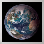 Erde: Die Western-Hemisphäre Poster (Vorne)