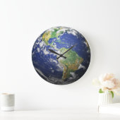 Erde - Effekt 3D Große Wanduhr (Zuhause)