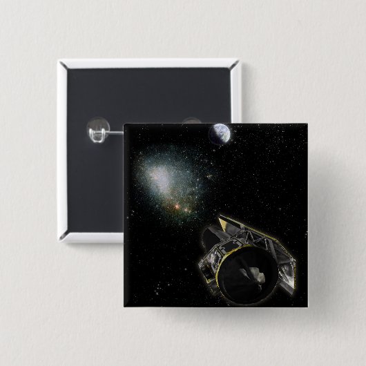 Erde, ein Objekt der Milchstraße Button (Vorne & Hinten)