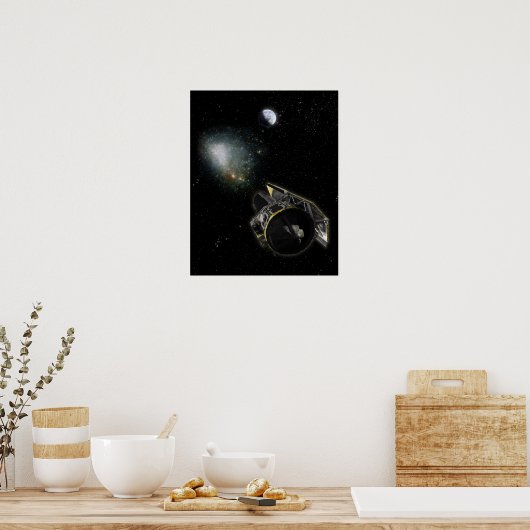 Erde, ein Objekt der Milchstraße Poster (Küche)