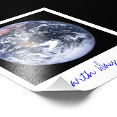 Erde Fotodruck (Ecke)