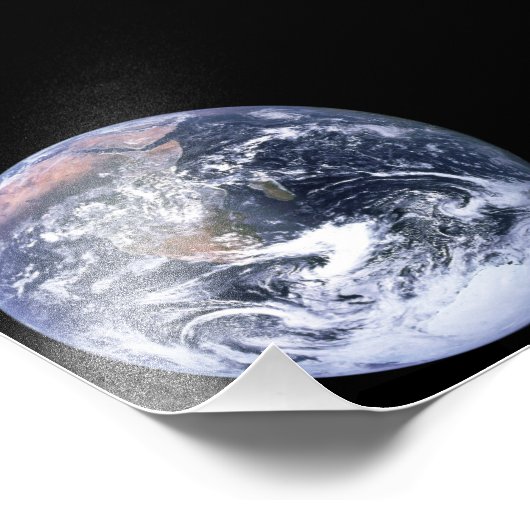 Erde Fotodruck (Ecke)