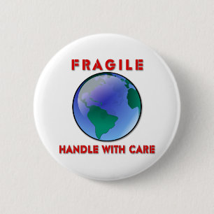 Erde - fragil button