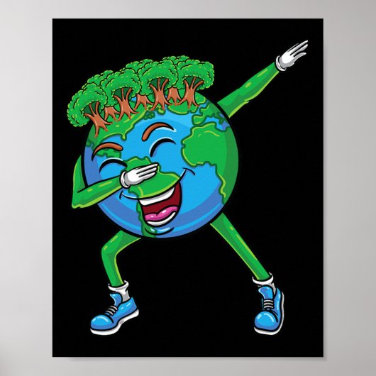 Erde für Kinder am Erdetag Poster (Vorne)