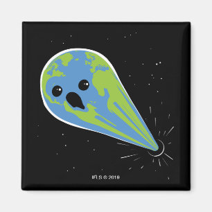 Erde gegen schwarzes Loch Magnet