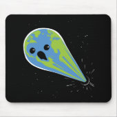 Erde gegen schwarzes Loch Mousepad (Vorne)