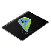 Erde gegen schwarzes Loch Notizblock (Linke Seite)