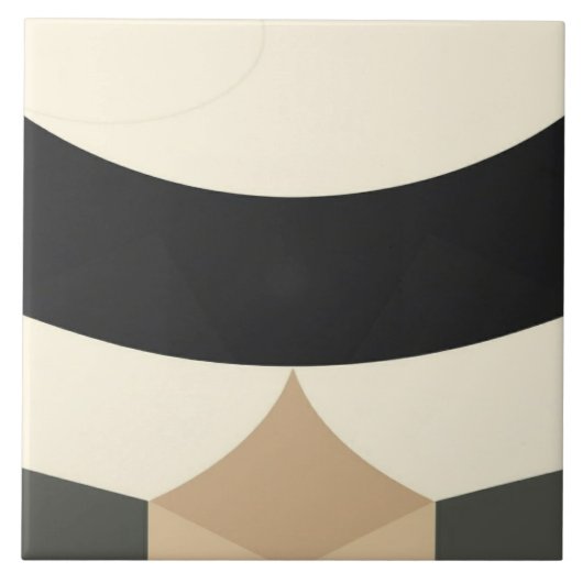 Erde-Geometrie-Journal – dekorative Kacheln (Vorderseite)