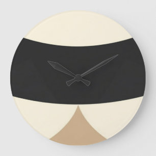 Erde-Geometrie-Journal – Wandkunst und Dekorations Große Wanduhr