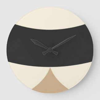 Erde-Geometrie-Journal – Wandkunst und Dekorations Große Wanduhr