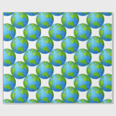 Erde Geschenkpapier (Flach)