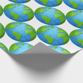 Erde Geschenkpapier (Ecke)