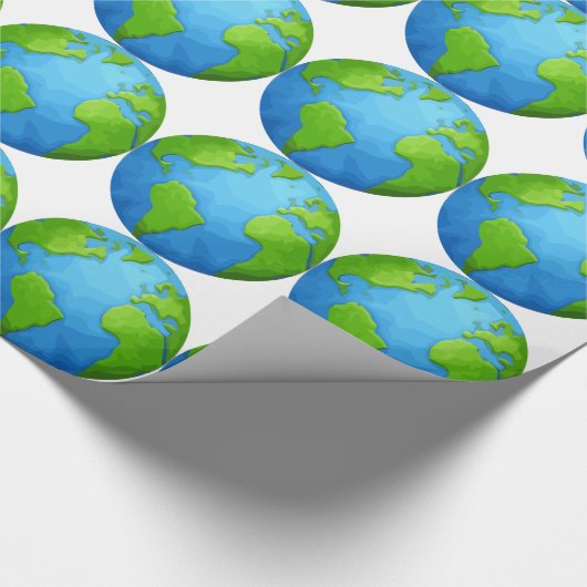 Erde Geschenkpapier (Ecke)