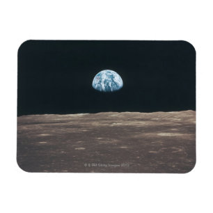 Erde gesehen vom Mond Magnet